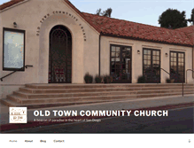 Tablet Screenshot of oldtowncommunitychurch.org